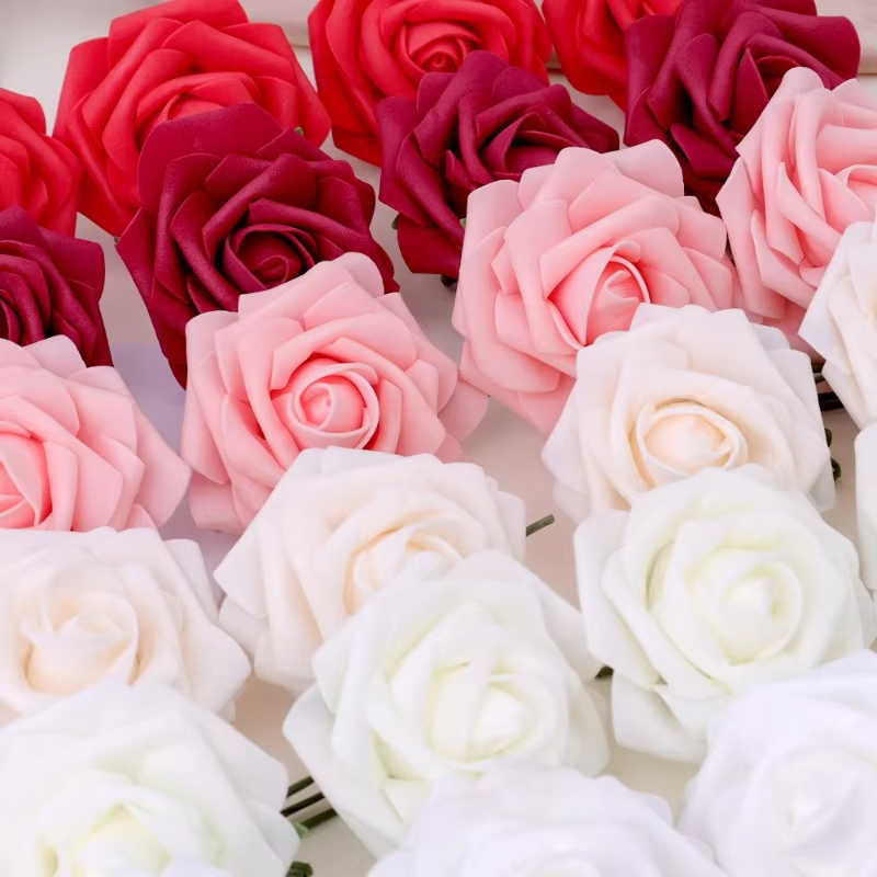 50/5PCS Artificial Foam Rose F - Florist Supply Bulk ulasan dan harga