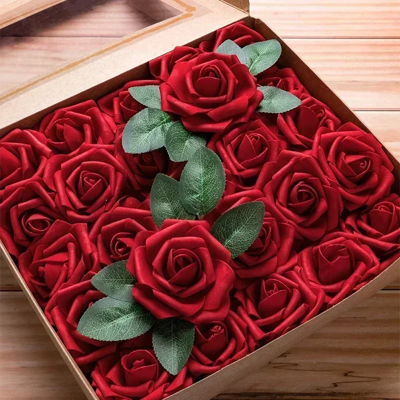 50/5PCS Artificial Foam Rose F - Florist Supply Bulk ulasan dan harga