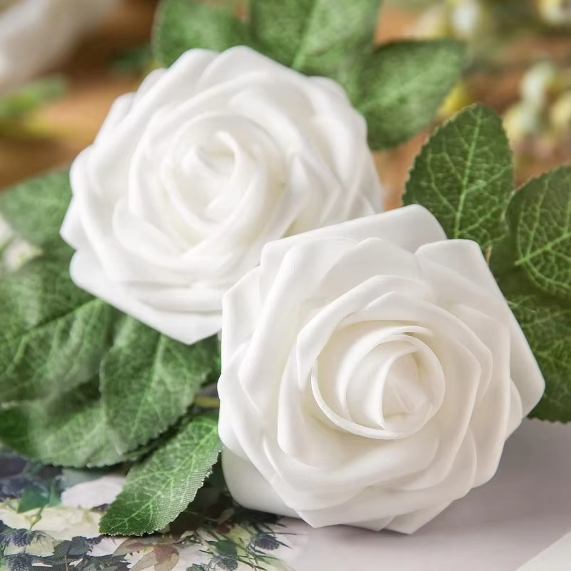 50/5PCS Artificial Foam Rose F - Florist Supply Bulk ulasan dan harga