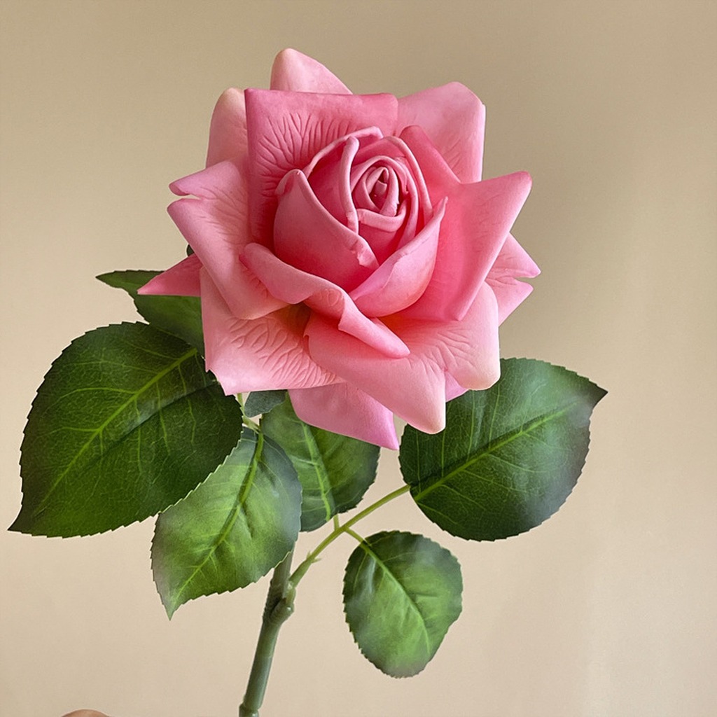 Realistic Rose Vivid Natural L - Florist Supply Bulk ulasan dan harga
