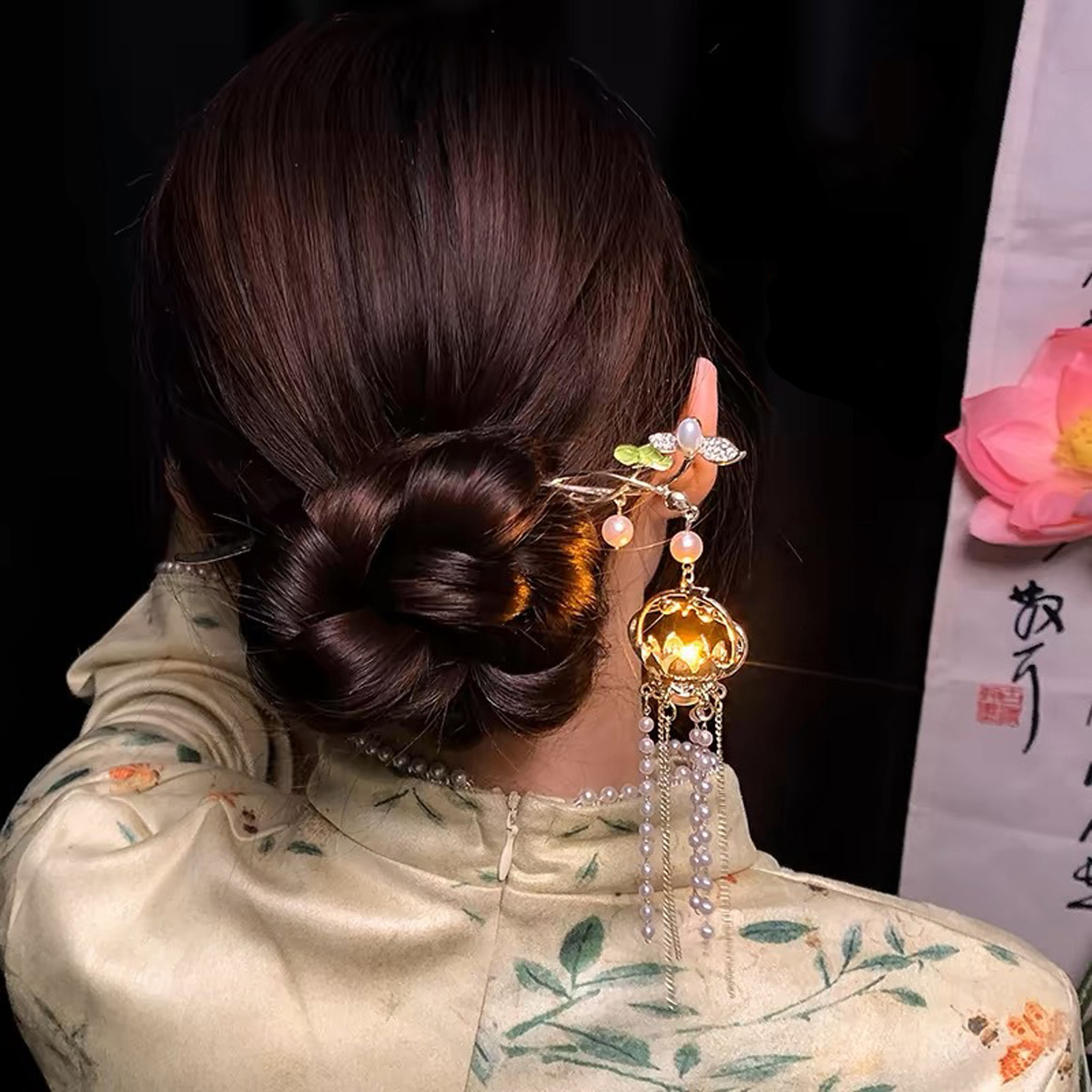 Luminous Flower Hairpin Exquis - Supply Florist ulasan dan harga