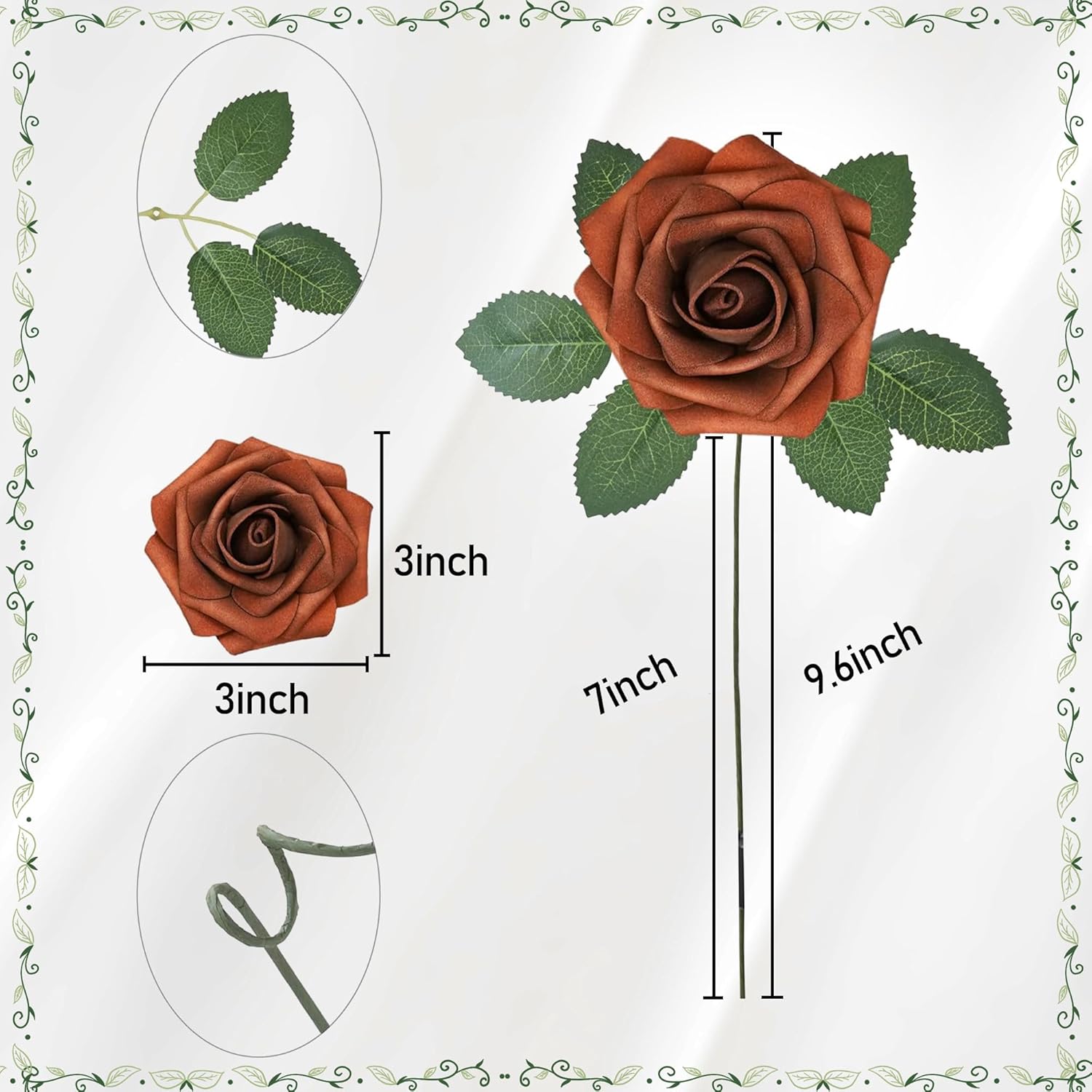 25pcs Artificial Rose for DIY  - Florist Supply Bulk ulasan dan harga