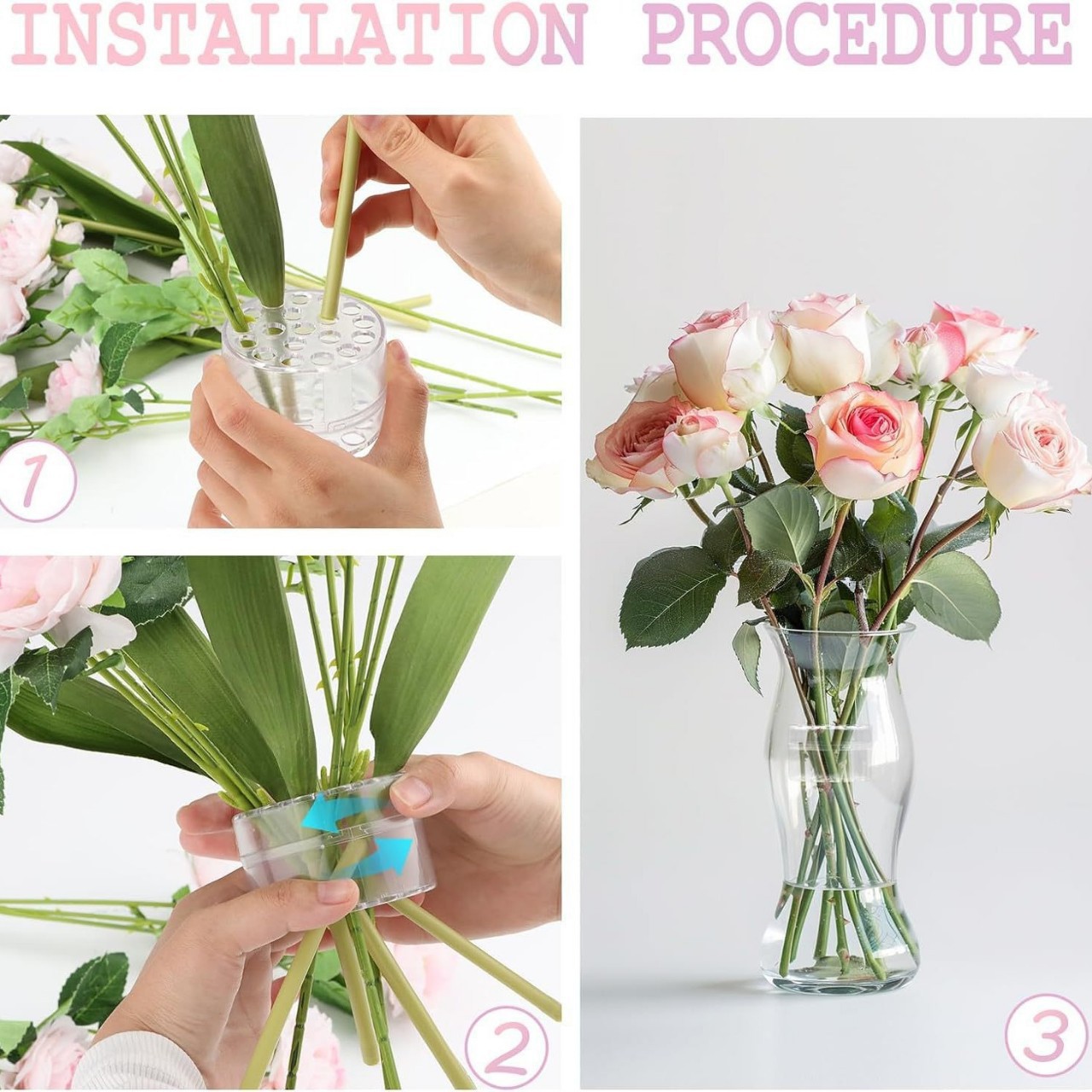 Spiral Ikebana Stem Holder for - Florist Supply Bulk ulasan dan harga