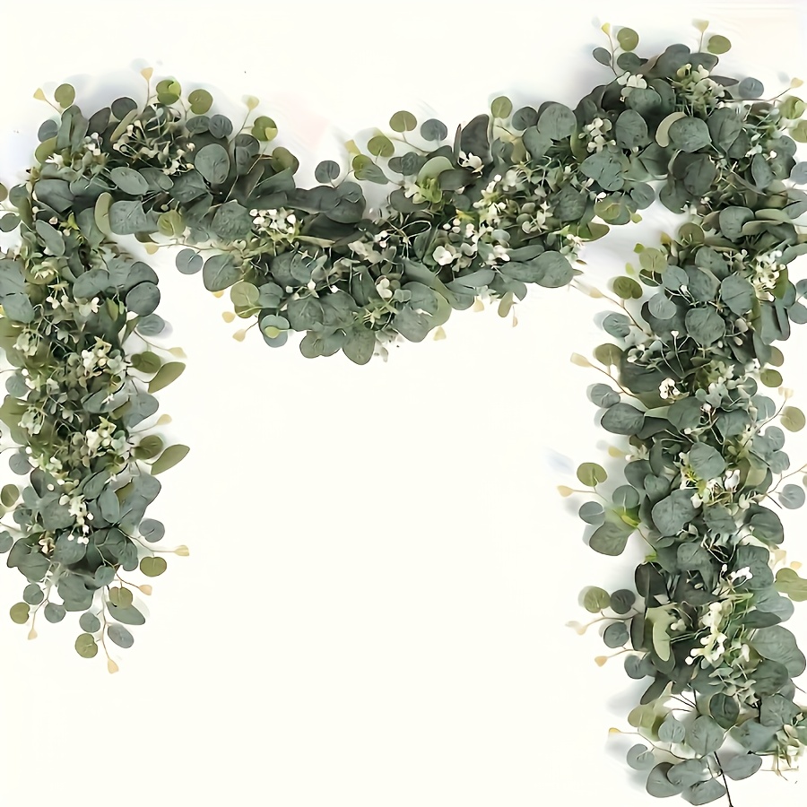 Artificial Eucalyptus Wreath F - Eucalyptus Preserved ulasan dan harga
