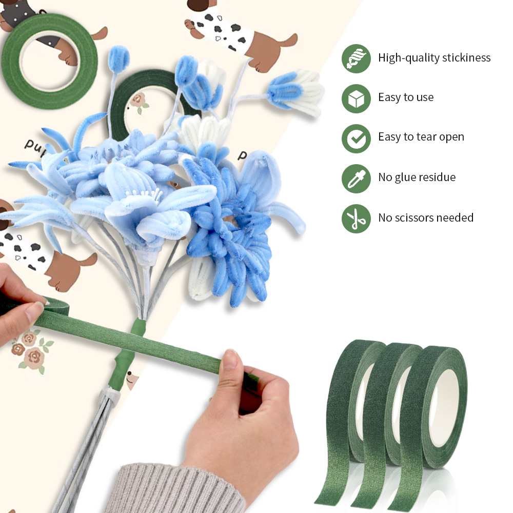 Floriculture Tape Self-adhesiv - Florist Flower Supply ulasan dan harga