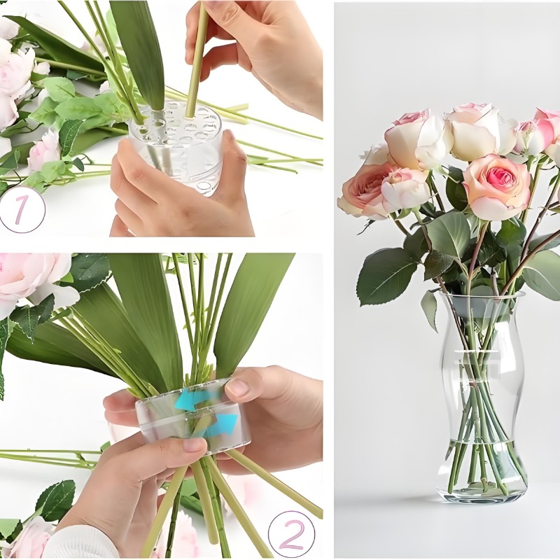 Spiral Stem Holder Sturdy Clea - Florist Supply Bulk ulasan dan harga