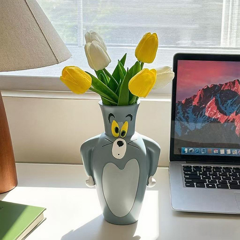 Cartoon Tom New and Jerry New  - Florist Supply Vases ulasan dan harga