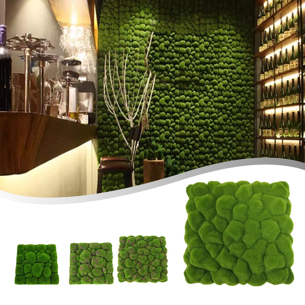 1pc 30/32cm Simulated Moss Foa - Preserved Moss Sheet ulasan dan harga